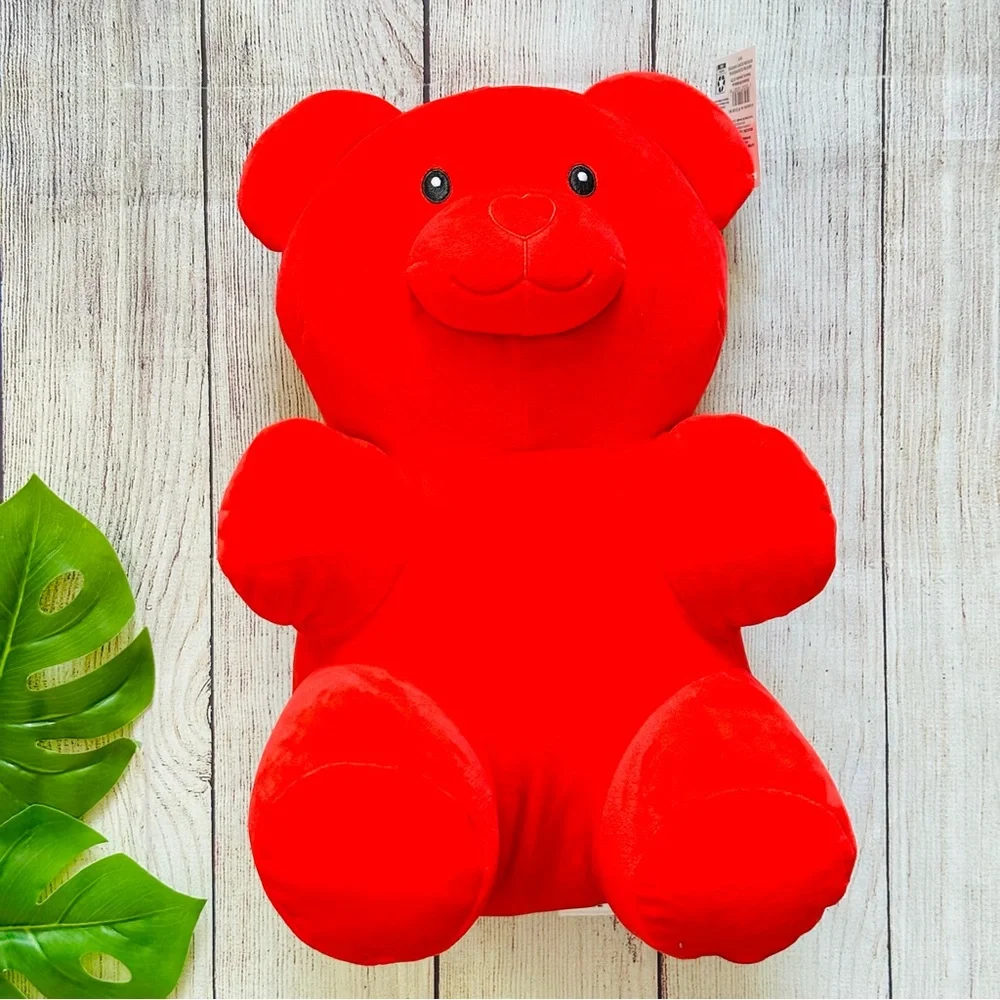 Valentine's Day Red Gummy Bear Plush, 16 in NEW